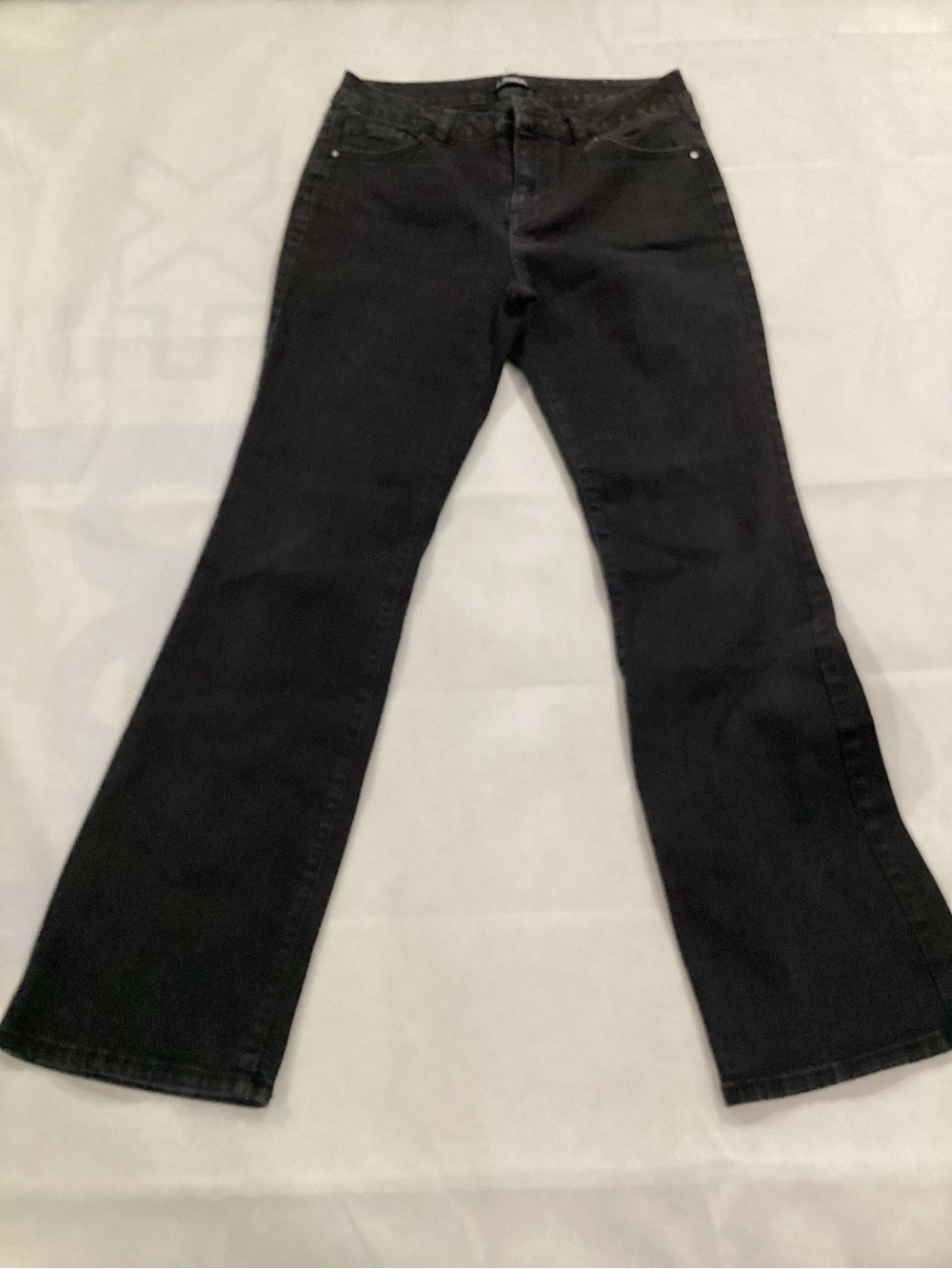 d. jeans Black Flare Wide Leg Denim size 10 #4